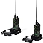 HYS 25Watt Super Long Range Handheld 16Channel 400-480Mhz UHF 4000mAh Battery Walkie-Talkie Two-Way Radio (CAMO 2Pack)