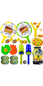 7 in 1 Outdoor Sports Toy Backpack Set