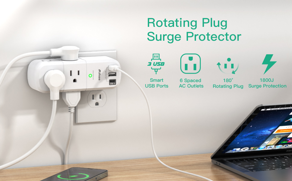 wall surge protector