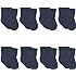 Gerber Baby 8-Pack Wiggle-Proof Jersey Crew Socks