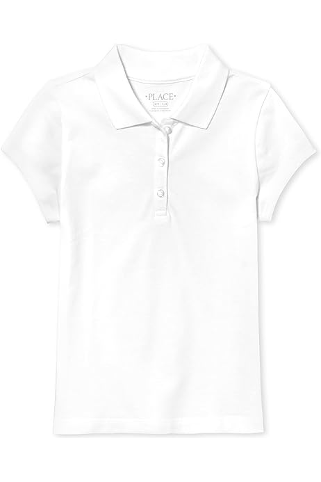 Girls' Uniform Pique Polo