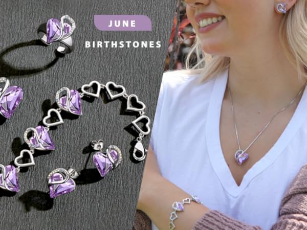 june birthstone necklace