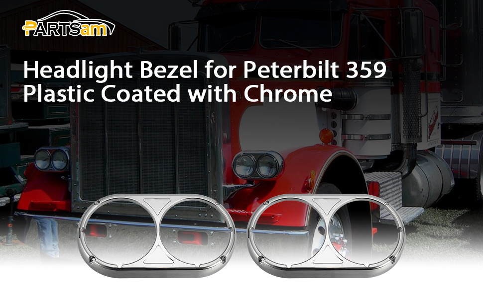 perterbilt 359 headlight bezel