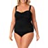 Anne Cole Women's Standard Twist Front Shirred One Piece Swimsuit