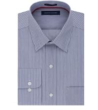 regular fit banker stripe