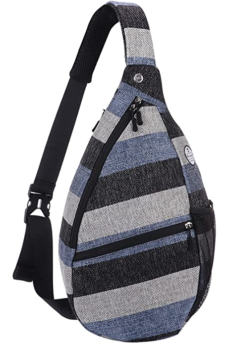 Sling Backpack - Unisex Crossbody Chest Bag Daypack Casual Shoulder Backpack for Travel Outdoor Hiking Cycling
