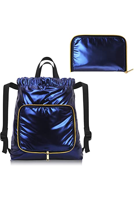 Packable Hiking Backpack, Water-Resistant Foldable Travel Daypack Lightweight Hiking Daypack for Women Men, Blue