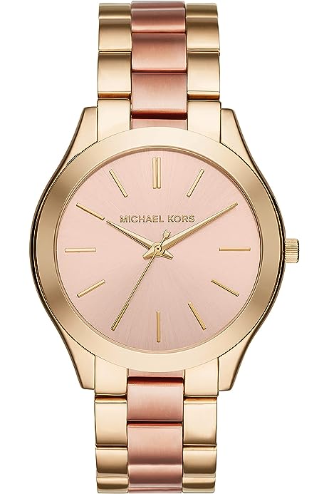 Women's Slim Runway Three-Hand Stainless Steel Quartz Watch