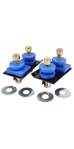 Engine Hood Hinge Pivot Bolt Bushing Kits