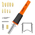 DOLOMITE Wood Burning Kit with Accessories for Adults and Beginners UL Certified Professional Pyrography Pen with Soldering Iron Tips On-Off Switch Creative Tool DIY for Stamping/Embossing/Carving