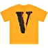 Nhicdns V Shirt Hip Hop V Letter Short Sleeve T-Shirt Crew Neck Causual Cotton Tops for Men Women Youth