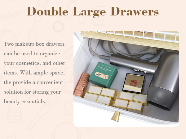 Double Large Drawers