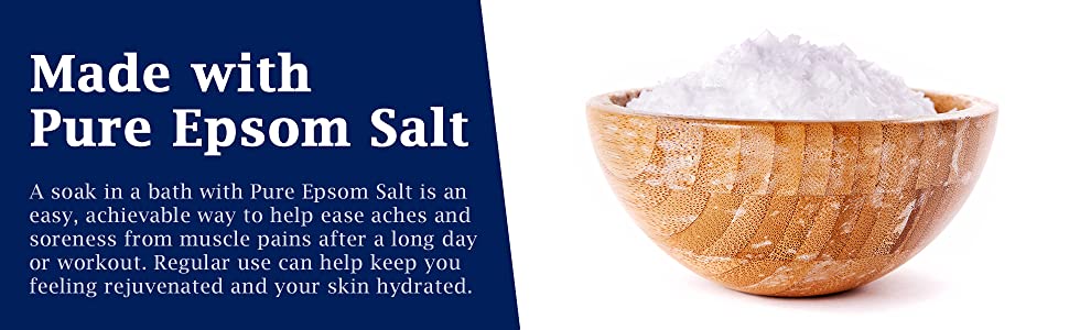 Dr Teal''s epsom salt in a bowl