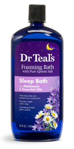 melatonin foaming bath