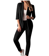2 piece pants suit for women