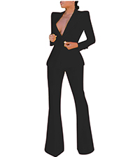 Blazer Sets Women 2 Piece Outfits