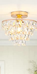 gold ceiling light