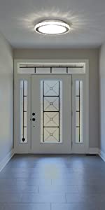led ceiling light with crystal