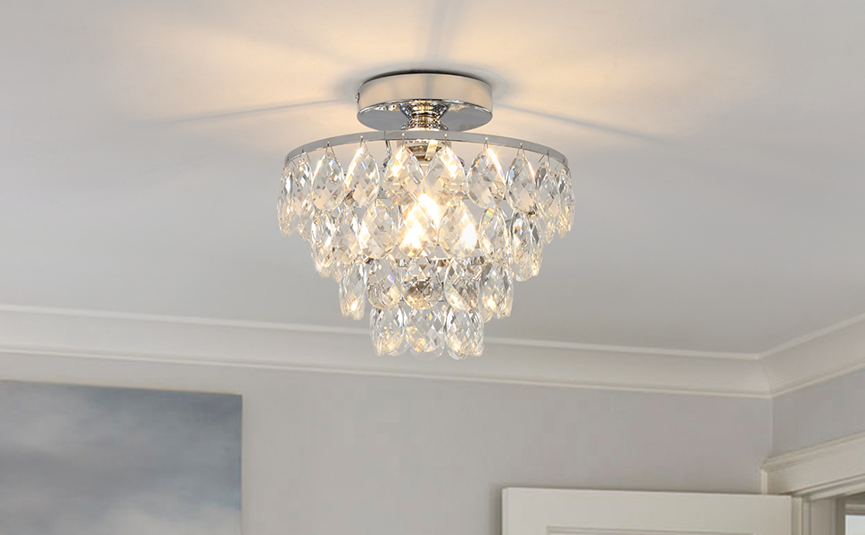 bright chandelier crystal