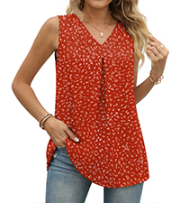 Sleeveless Tunic Tank Top