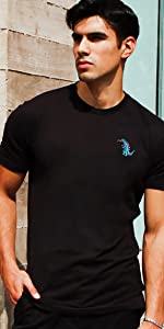 Godzilla kaiju embroidered short sleeve
