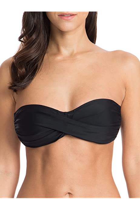 Women's Halter Swimsuit Top Twist Bandeau Bikini Top