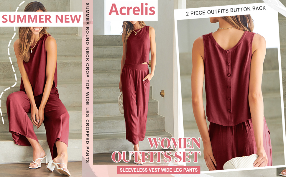 two piece summer sets