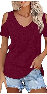womens short sleeve tops