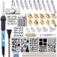 Vastar Wood Burning kit - Wood Burning Tools, with Adjustable Temperature Soldering Pyrography Wood Burning Pen