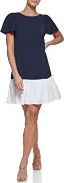 DKNY Women's Fit and Flare Trapeze