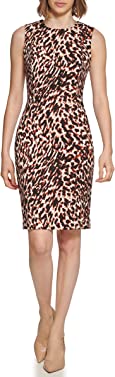 Calvin Klein Women's Elegant Print Midi Dress