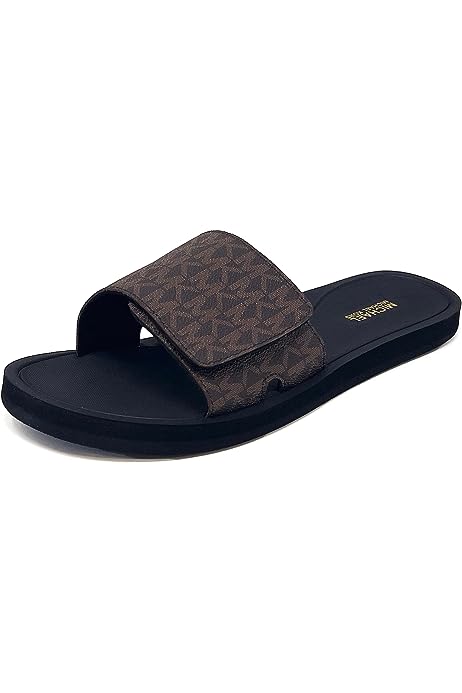MK Signature Logo Print Wade Slide