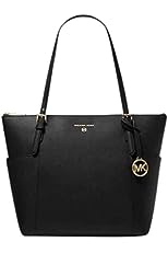 Women Jet Set Large Top-zip Saffiano Leather Tote Shoulder Bag