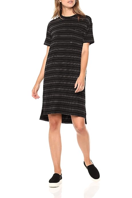 Women's Jersey Oversized-Fit Short-Sleeve Pocket T-Shirt Dress (Previously Daily Ritual)