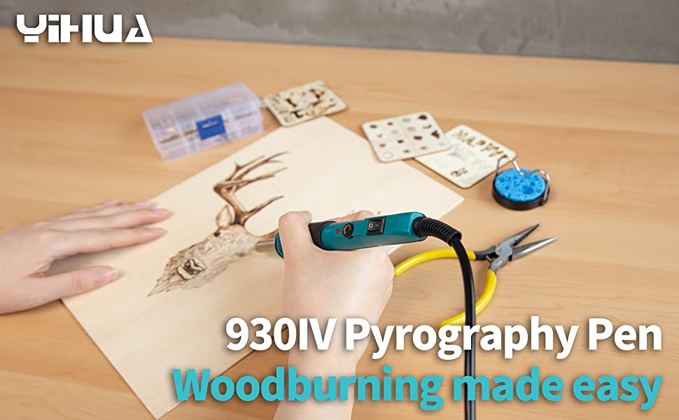 930IV Solid-point Pyrography Pen 