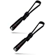 HYS SMA-Female Handheld Dual Band Antenna 15.3-Inch Super Foldable VHF/UHF (144/430Mhz) Antenna for BaoFeng uv-5r uv-82 f8hp BF-F8+ Kenwood Radios (2 Pack)