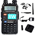 BaoFeng UV-5RE Two Way Radio,UHF VHF Radio Dual Band with 2800mAh Li-ion Battery Portable Walkie Talkies Amateur Portable Radio Transceiver with Includes Full Kit