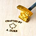 Custom Wood Branding Iron for woodworkers Wood Burning Stamp Electric Branding Iron for Wood Custom Branding Iron for Gift (1&quot;x1&quot;)
