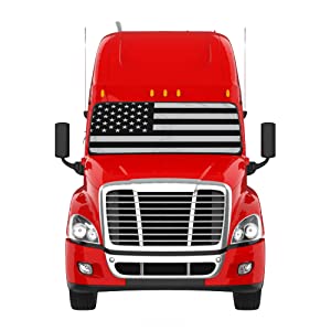 semi truck window shade windshield Freightliner big rig visor screen curtains volvo vnl  trucker