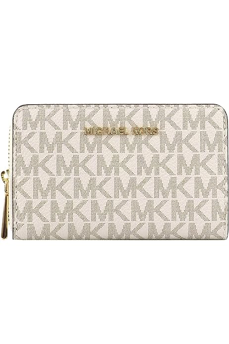 Jet Set Small Zip Around Card Case Vanilla/Acorn One Size