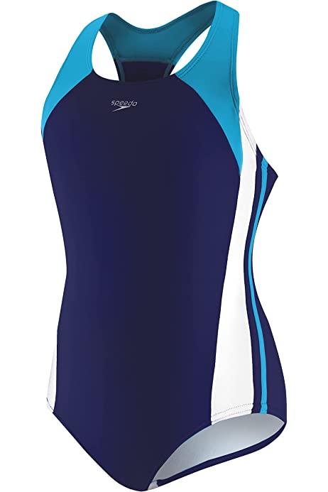 Girls' Swimsuit One Piece Infinity Splice Thick Strap