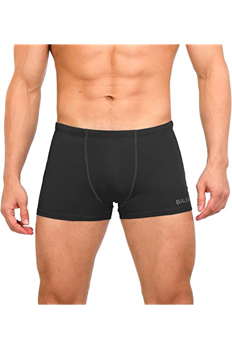 Men's Athletic Swim Jammers PBT Durable Square Leg Briefs Training Swimsuit