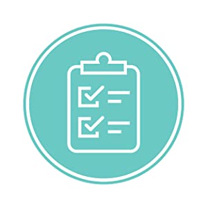 Quality assured clip board icon 