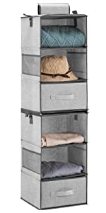 hanging closet organizer