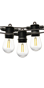 2W 51FT Outdoor String Lights