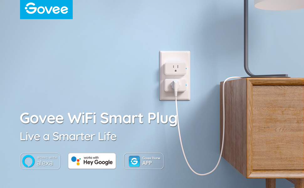 Govee WiFi Smart Plug Works with Alexa and Google Home Assistant
