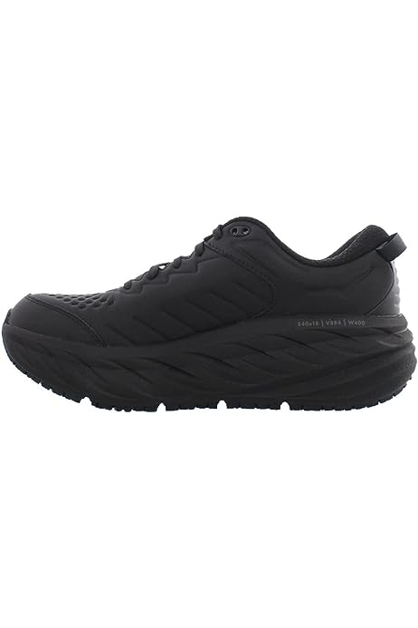 Hoka One Bondi SR Mens Shoes Size 13, Color: Black/Black