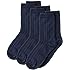 Jefferies Socks Big Boy's Rib Dress Crew Socks (Pack of 3)
