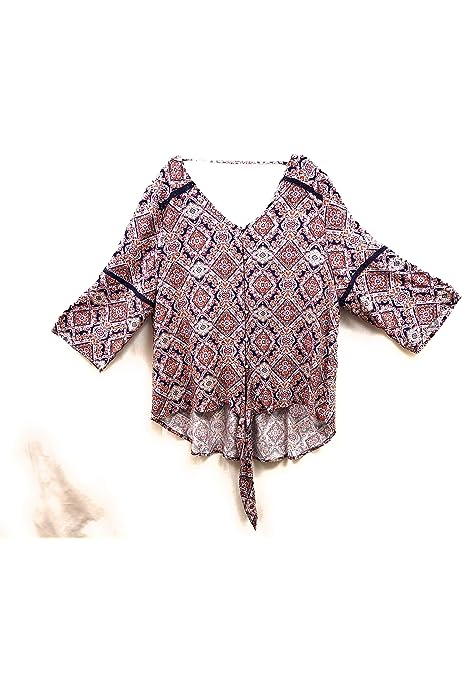 Medallion Print Blouse