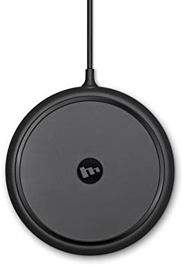mophie 7.5W Wireless Charge Pad, 5W - 10W Output Range, Optimized for Apple Fast Charge, Qi-Compatible Charger for iPhone X, iPhone 8, iPhone 8 Plus, and AirPods/AirPods Pro (Black)